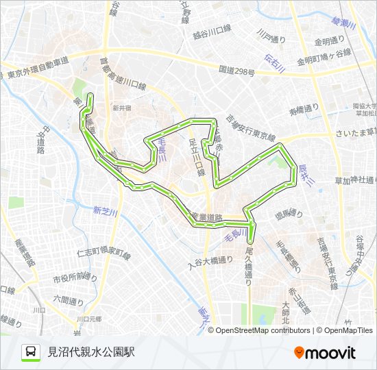 川口06 バスの路線図