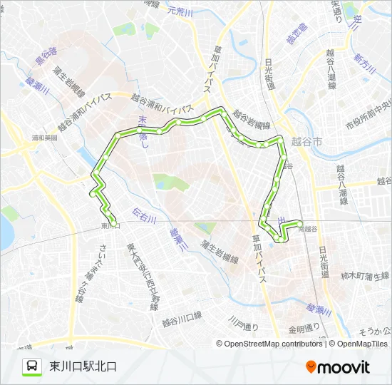 新越11 Bus Line Map