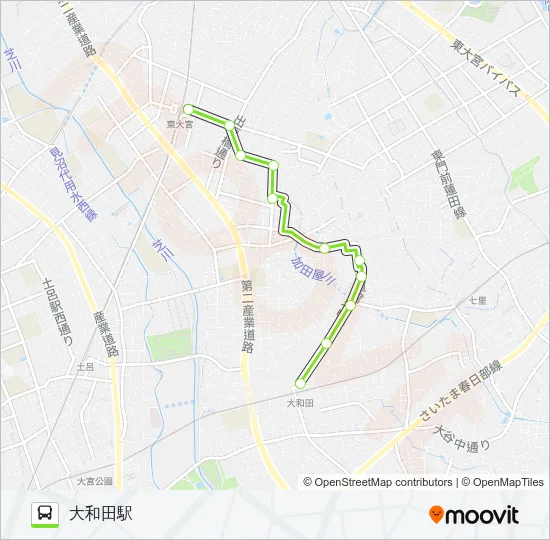 東大03 Bus Line Map