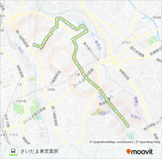 東大81 Bus Line Map
