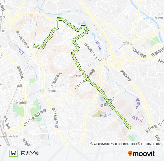 東大81 Bus Line Map