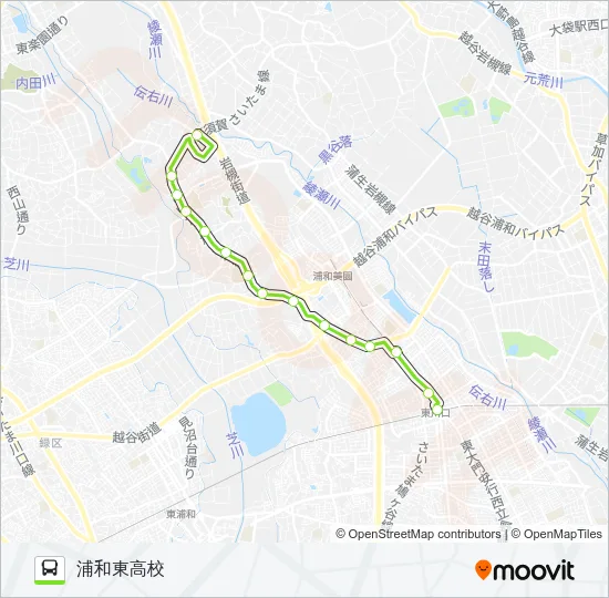 東川02 Bus Line Map