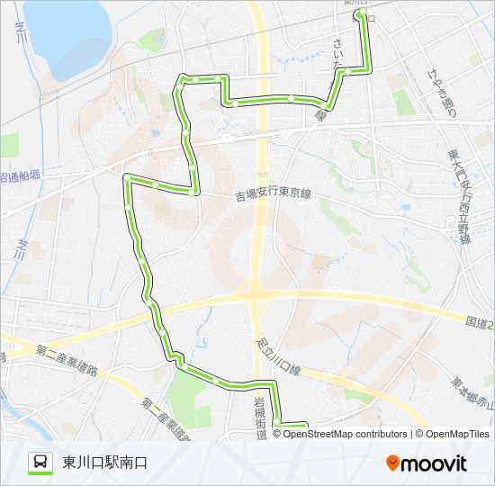 東川03 Bus Line Map
