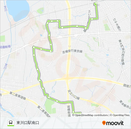 東川03 Bus Line Map