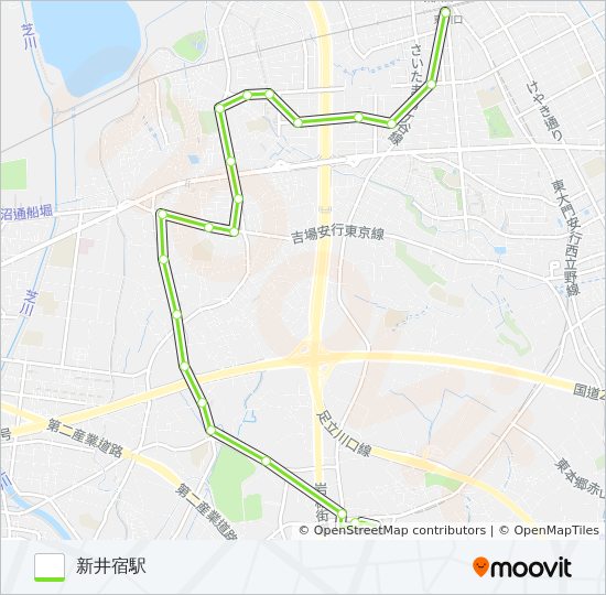 東川03 バスの路線図