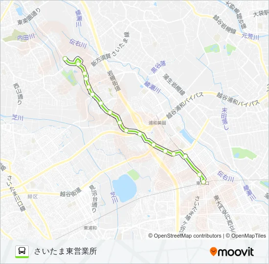 東川81 バスの路線図