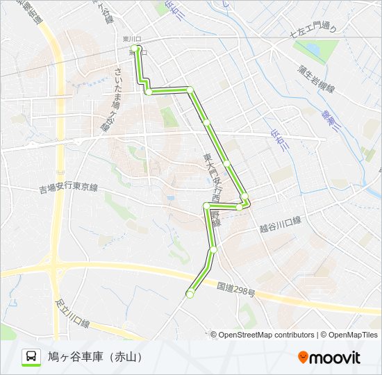 東川84 bus Line Map