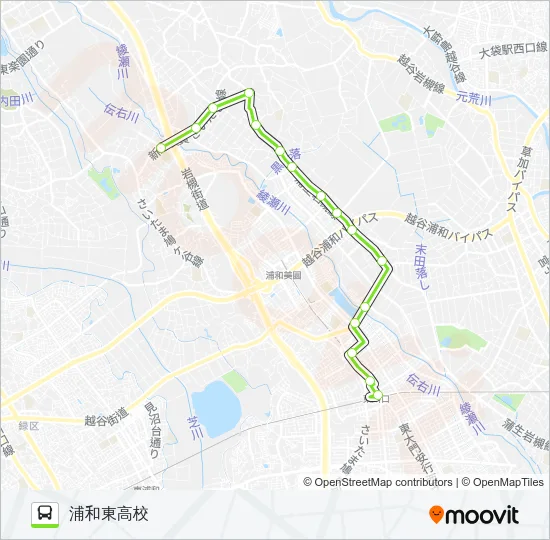 東川90 Bus Line Map