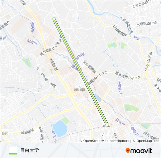東川91 バスの路線図