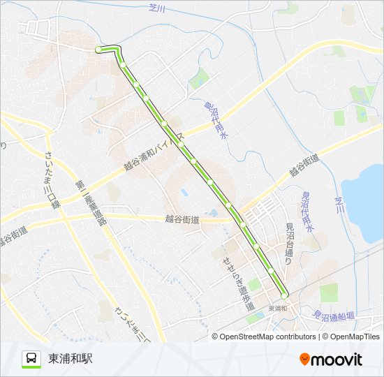 東浦01 bus Line Map