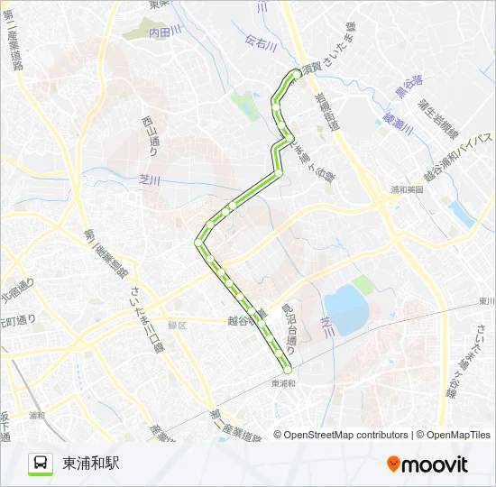 東浦02 バスの路線図