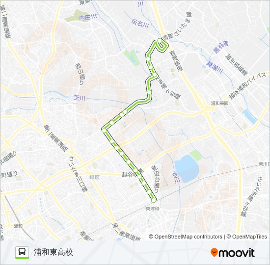 東浦02 bus Line Map