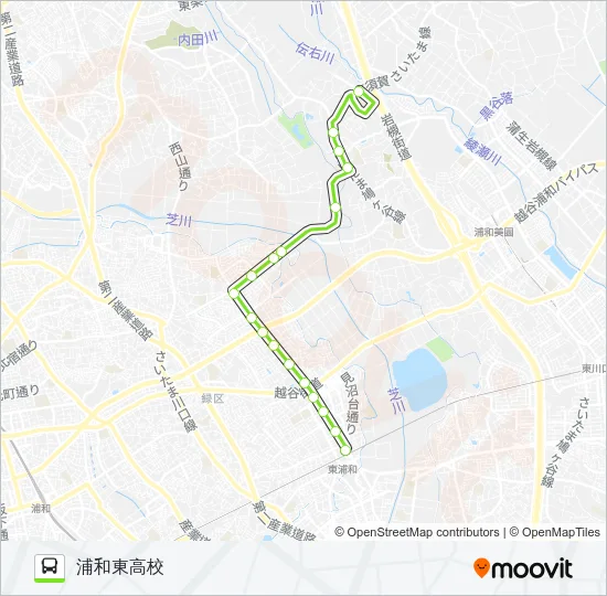 東浦02 バスの路線図