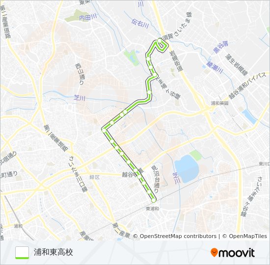 東浦02 バスの路線図