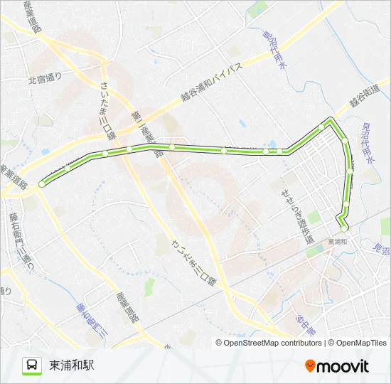 東浦80 バスの路線図