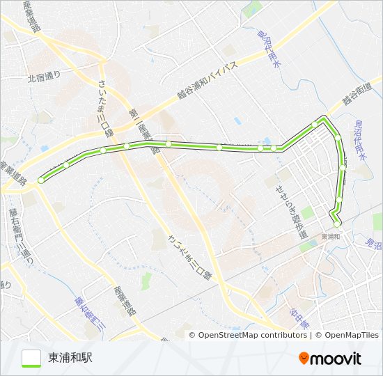 東浦80 バスの路線図