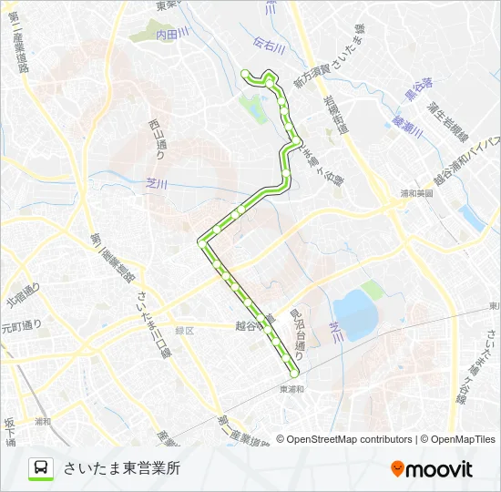 東浦81 バスの路線図