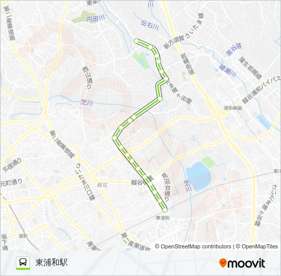 東浦81 バスの路線図