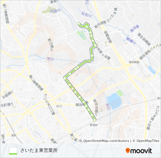 東浦81 バスの路線図