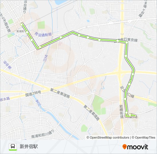 東浦82 バスの路線図