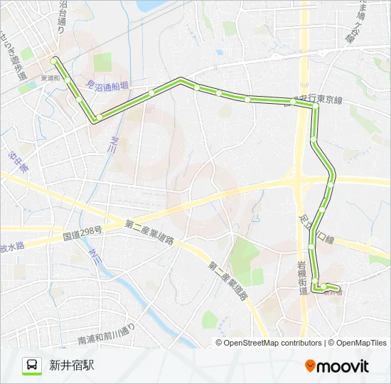 東浦82 Bus Line Map