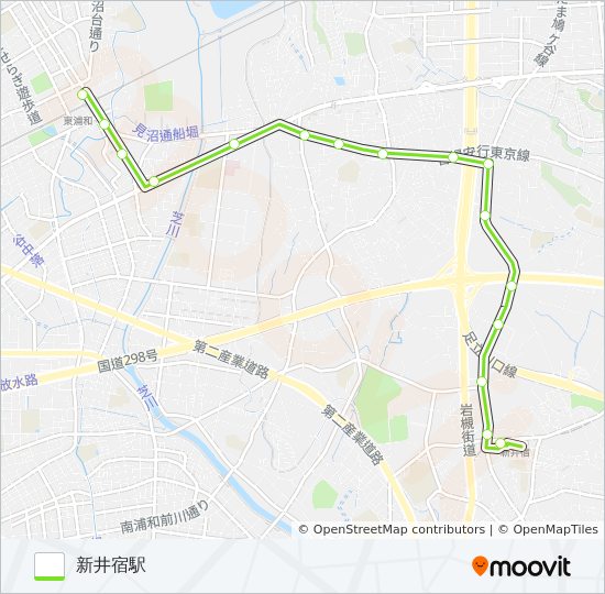 東浦82 バスの路線図