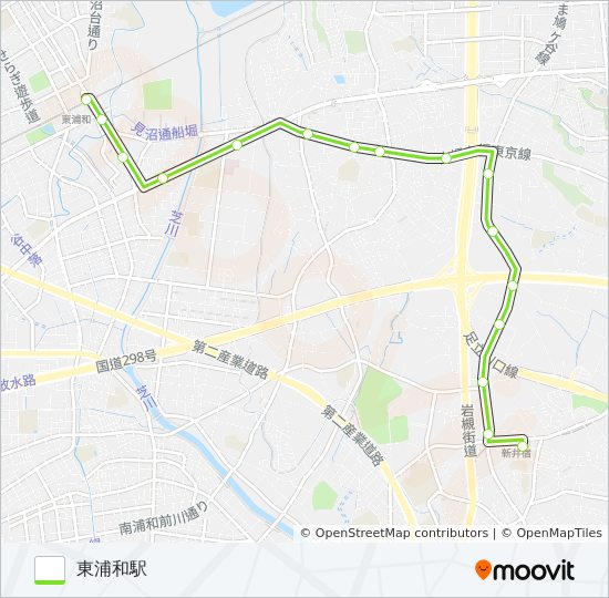 東浦82 バスの路線図