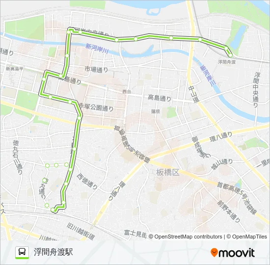 東練01 バスの路線図