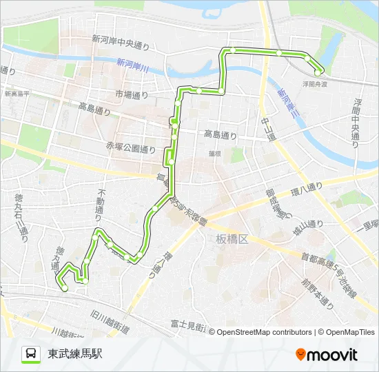 東練05 Bus Line Map