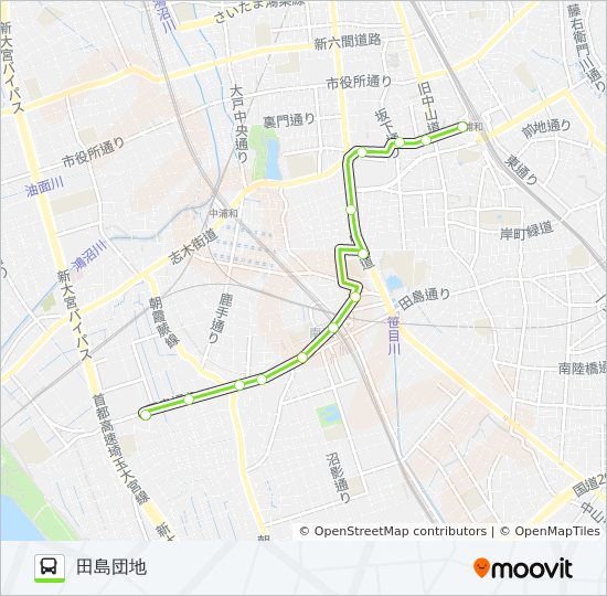 武浦10 bus Line Map