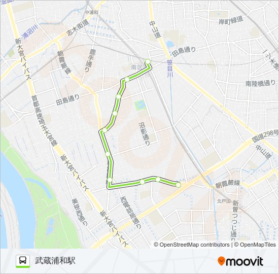 武浦80 bus Line Map