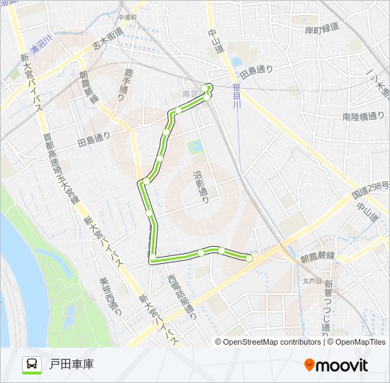 武浦80 Bus Line Map