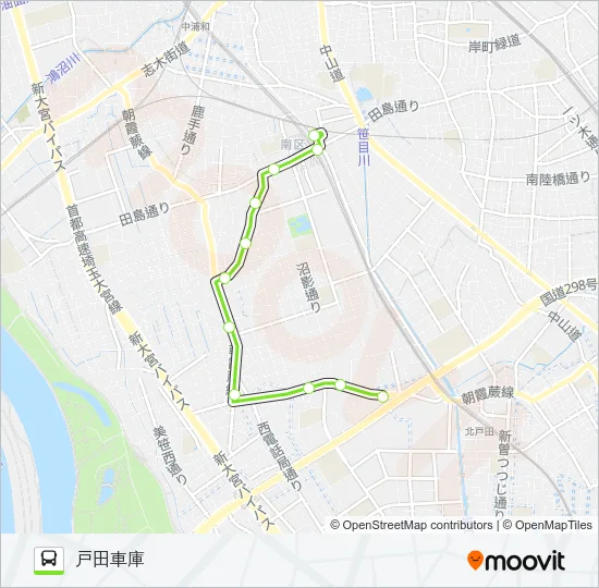 武浦80 Bus Line Map
