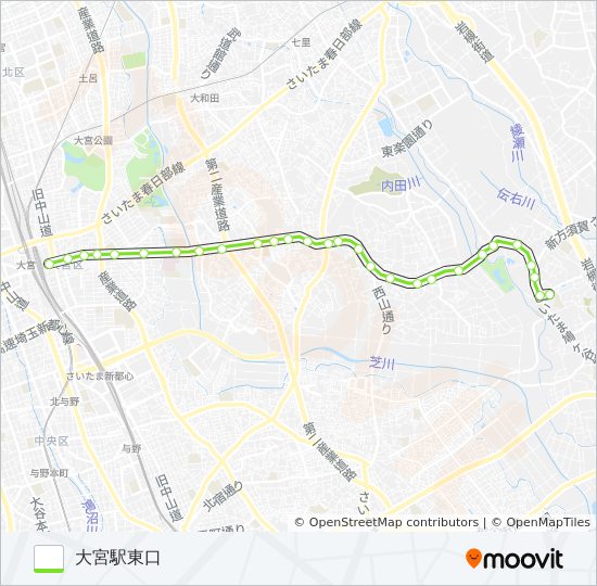 大02-2 bus Line Map