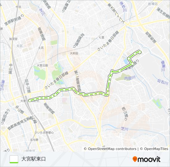 大04-3 bus Line Map