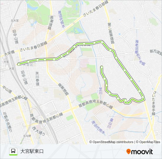 大12-2 バスの路線図