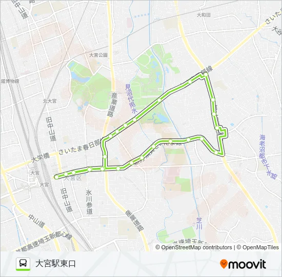 大15-2 バスの路線図