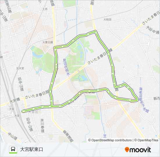 大15-3 bus Line Map