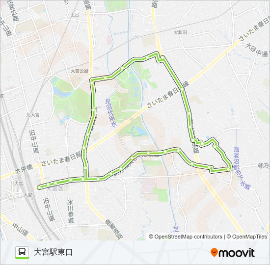 大15-3 bus Line Map