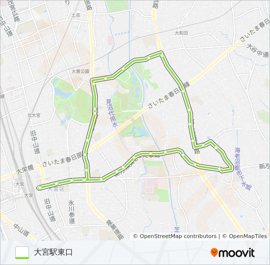 大15-3 bus Line Map