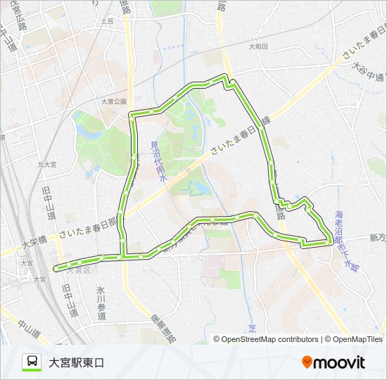 大15-3 bus Line Map