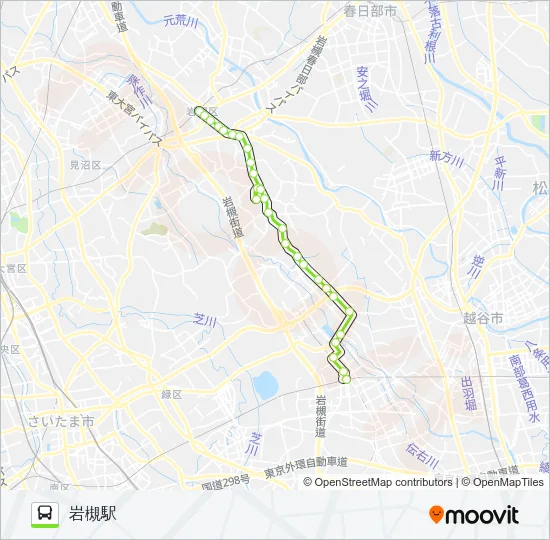 岩11-2 Bus Line Map