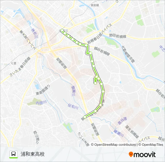 岩80-2 Bus Line Map