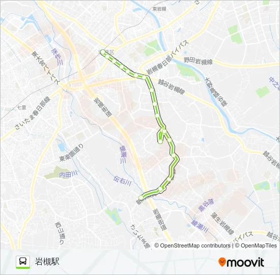 岩80-2 Bus Line Map