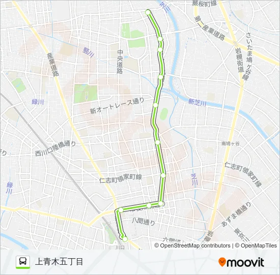 川05-2 Bus Line Map