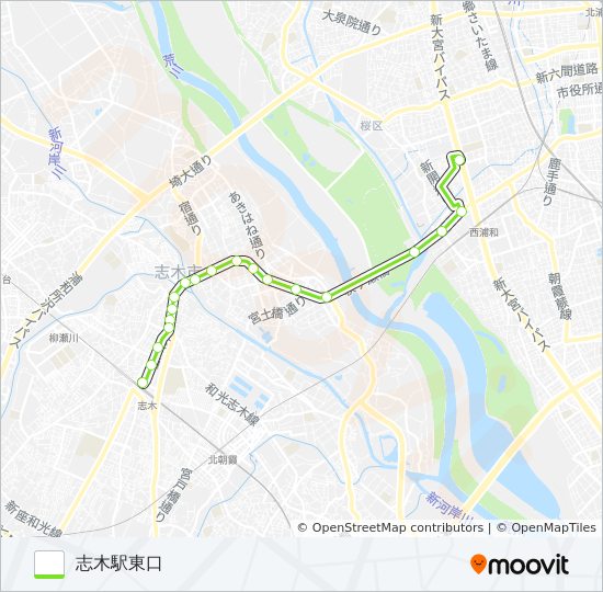 志01-2 bus Line Map