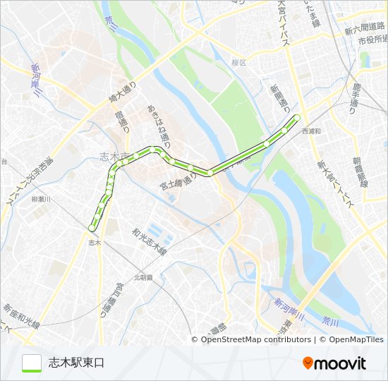 志01-3 bus Line Map