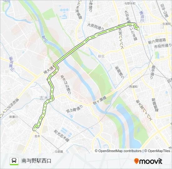 志03-3 バスの路線図
