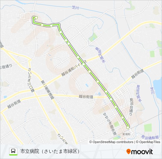 東浦01H Bus Line Map