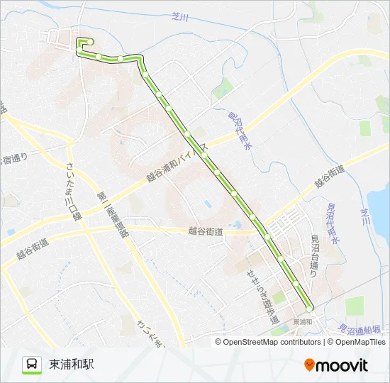 東浦01H バスの路線図